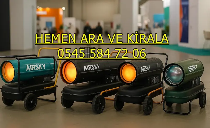 Gaziantep ve Kocaeli Mazotlu Isıtıcı Kiralama